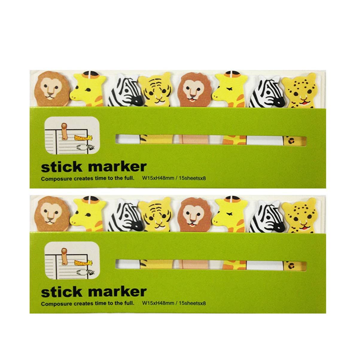 Wrapables.com - Wholesale Bookmark - Wrapables Bookmark Flag Tab Sticky Markers (Set of 2)11