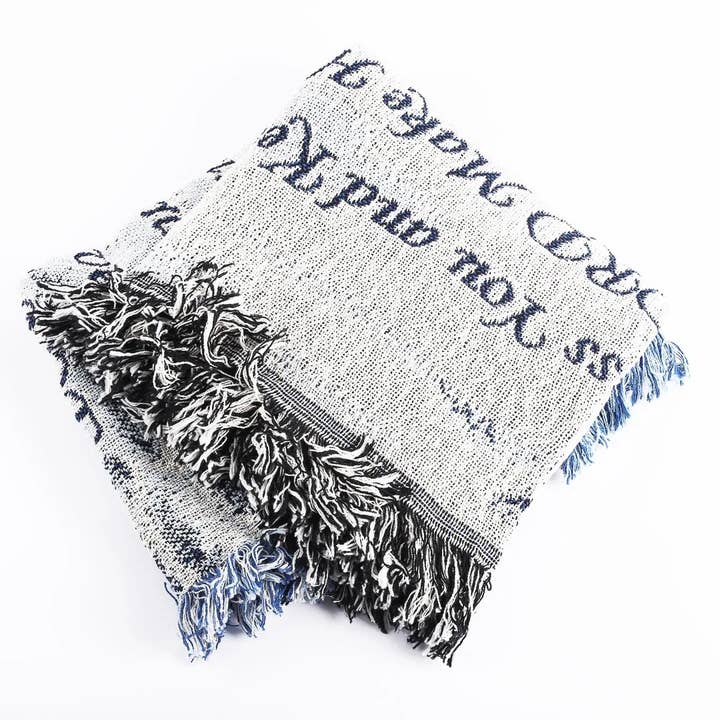 Swanson Christian Products - Wholesale Throw Blanket - Throw - The Lord Bless You - Blue - 50x601