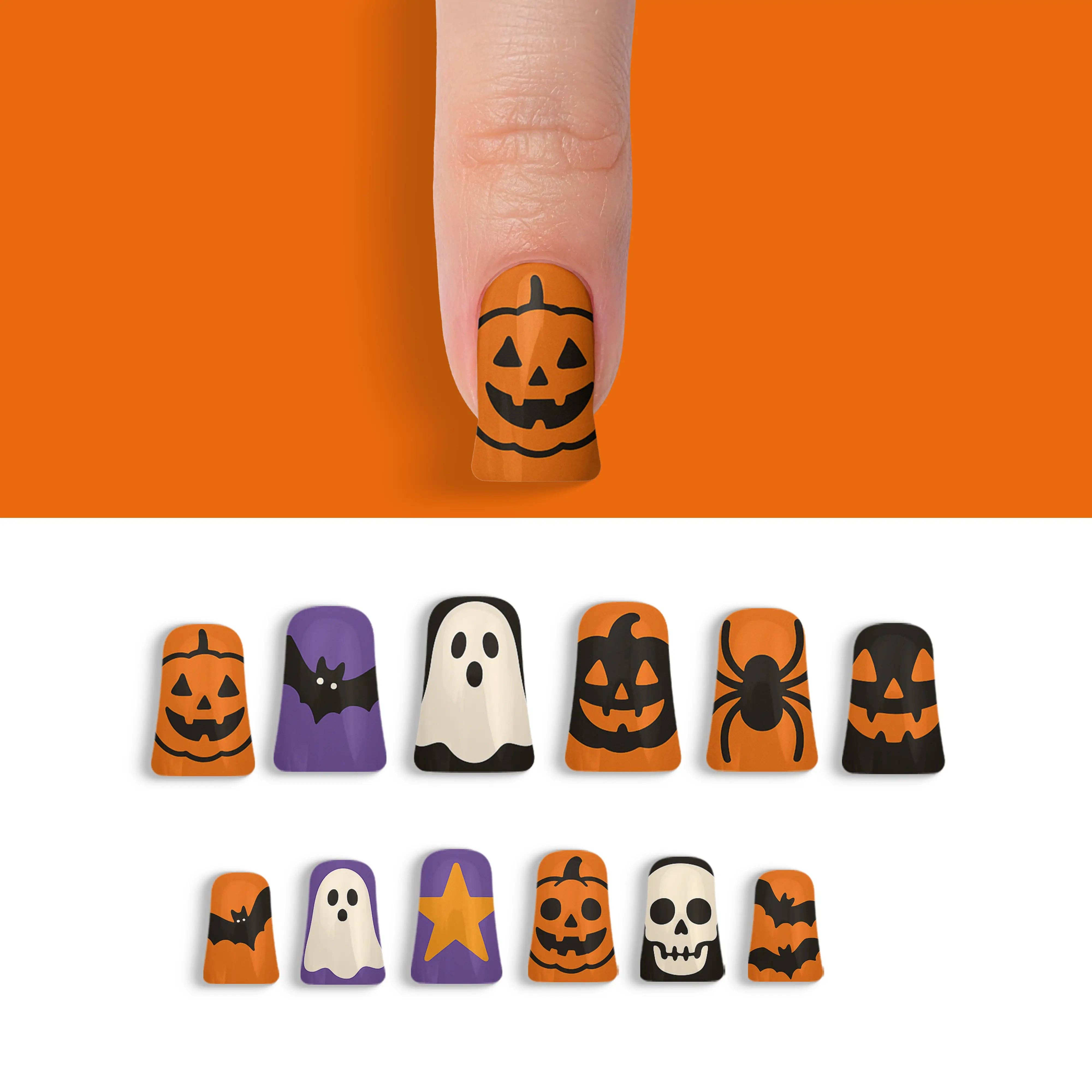 FYNE BODY - Wholesale Press-on/fake nails - Pumpkin Patch Glam Halloween Press-On Nails22