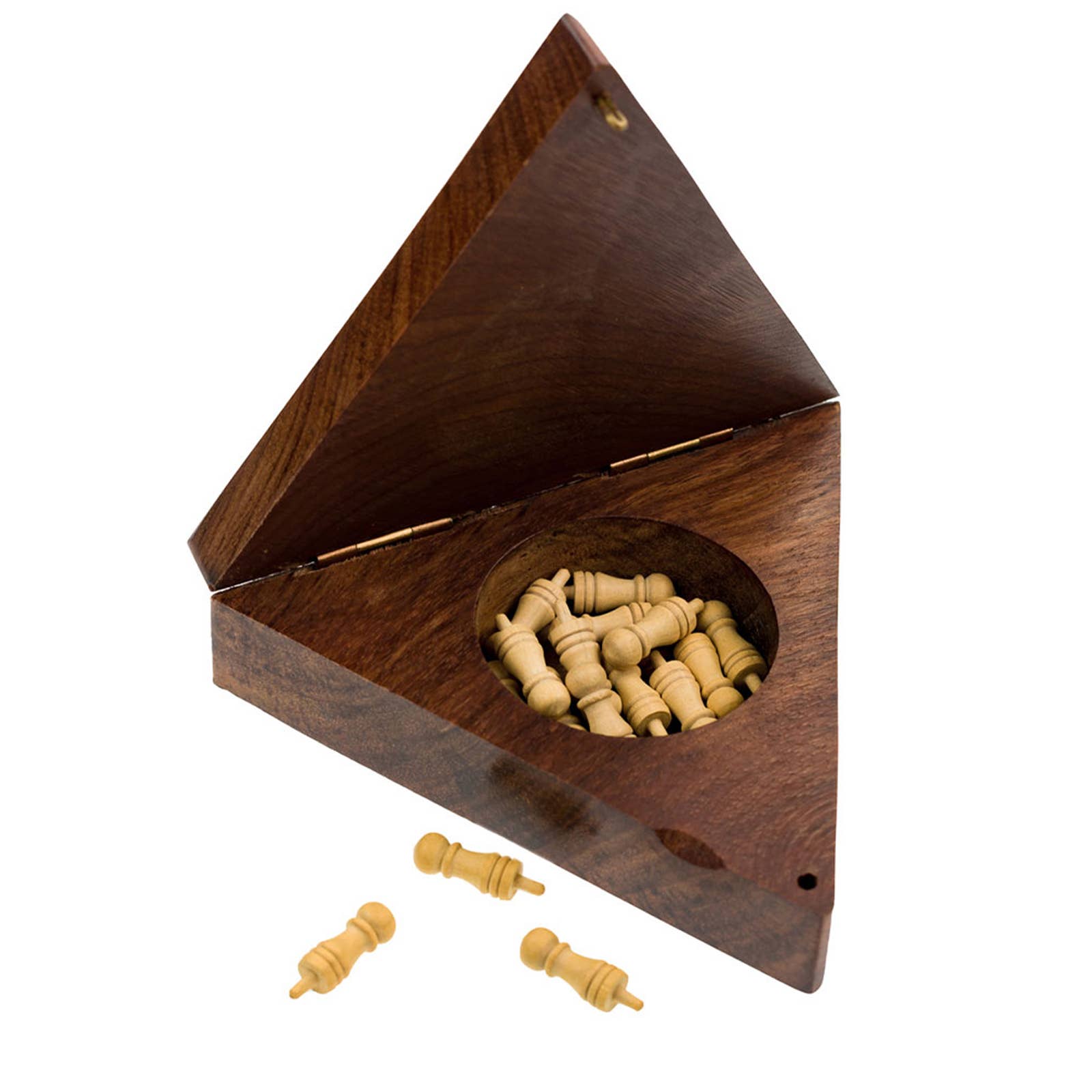 Matr Boomie Fair Trade – wholesale Board game – Triangle Peg Board Game - Handcrafted Wood1