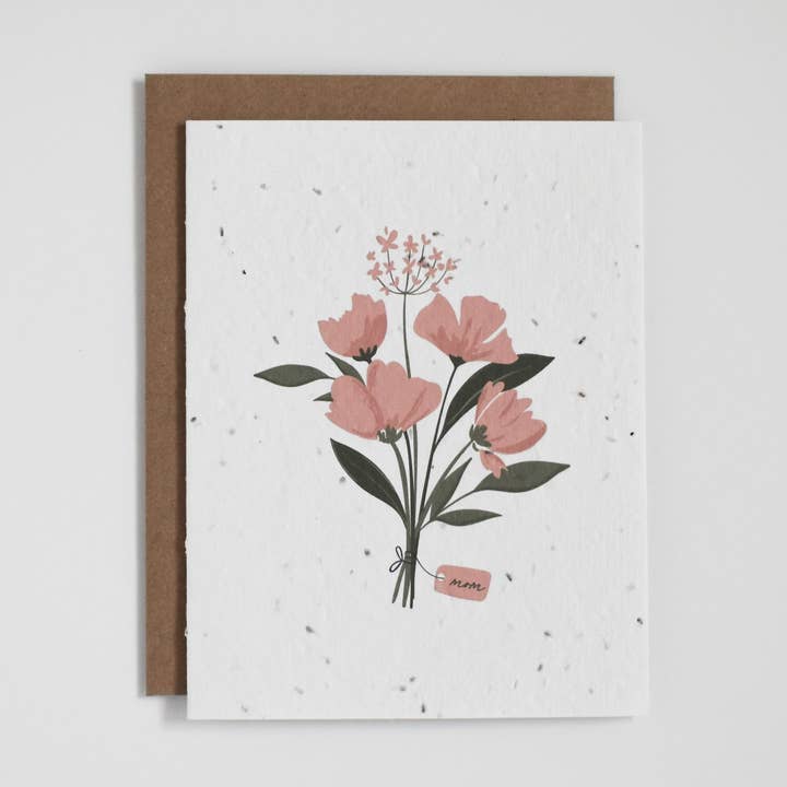 Plantable Greeting Card - Mother's Day - Bouquet for wholesale by The Good Card