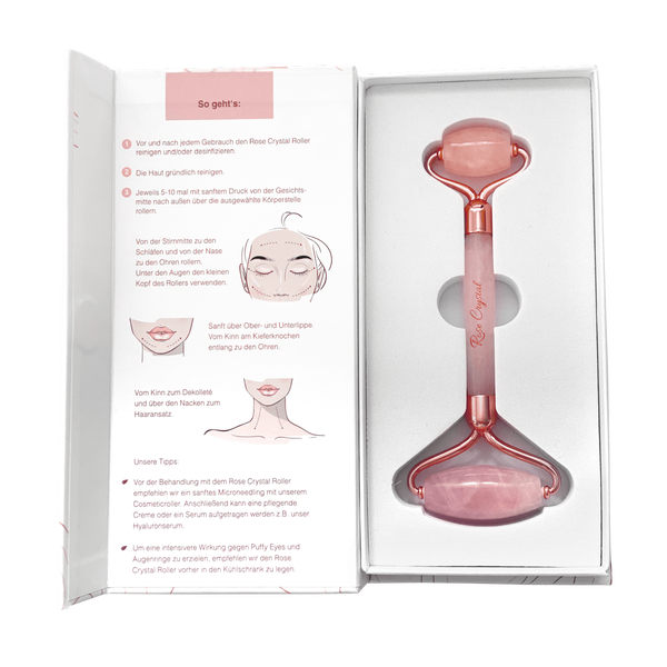 Cosmeticals – wholesale Face/beauty roller – Rose Crystal Roller4