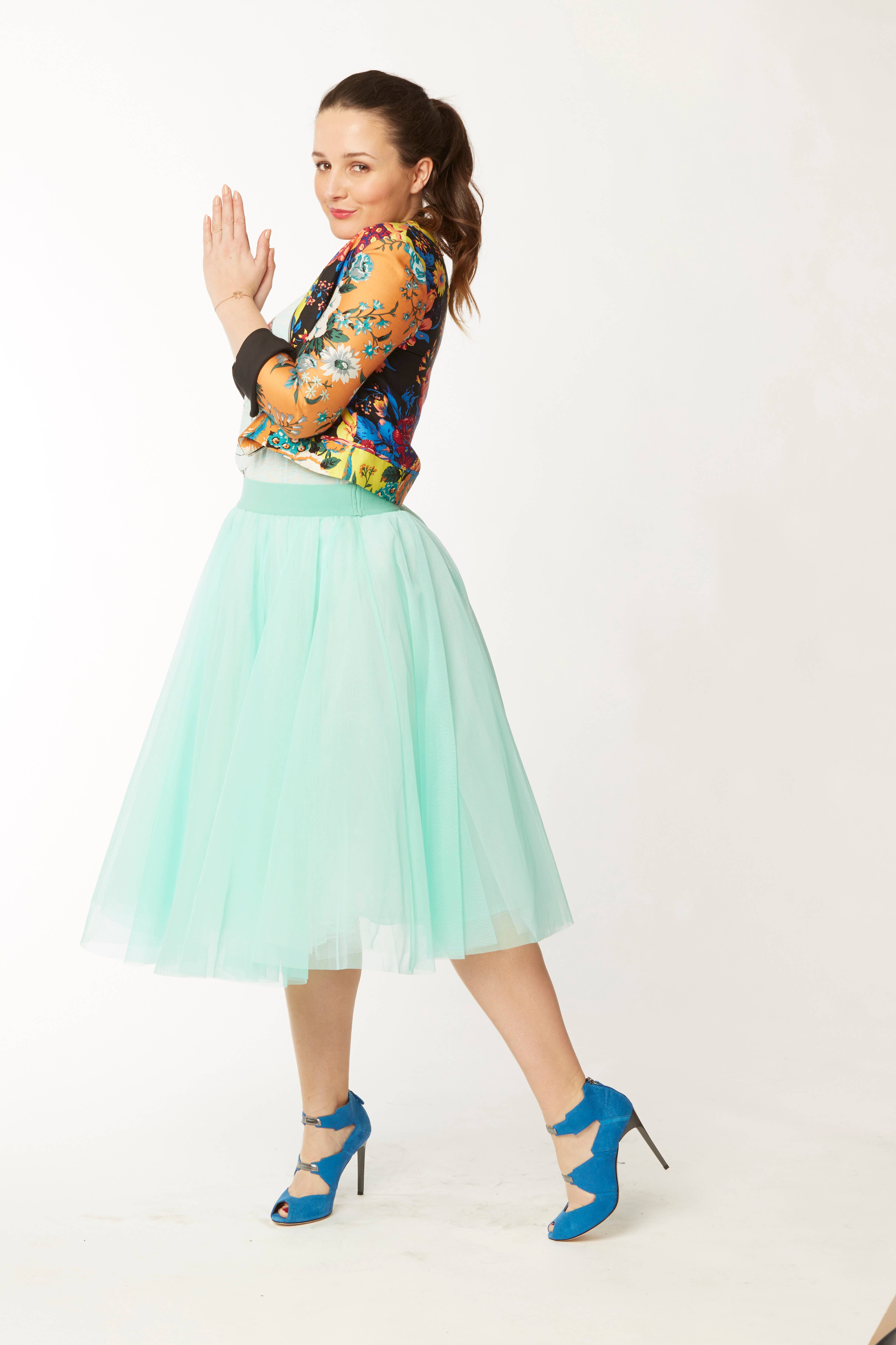 Sylvie Muller - Wholesale Skirt - Women's - Midi Mint Tutu tulle skirt5