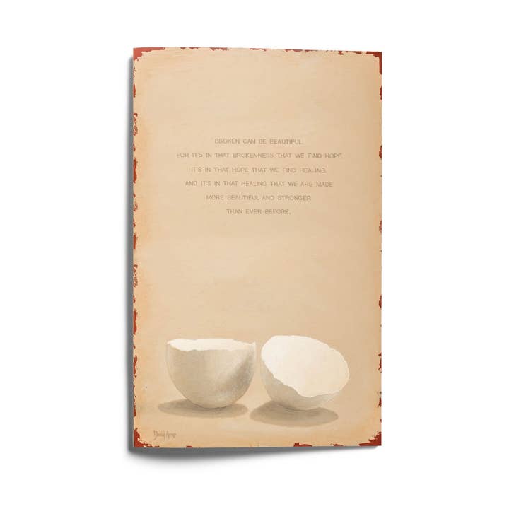 “Broken” Softcover Notebook for wholesale by David Arms