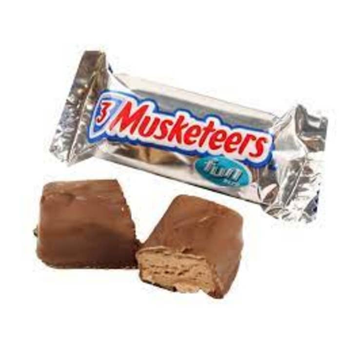 Long Island Candy Factory - Wholesale Chocolate Bar - 3 Musketeers Bulk Fun Size 4.00 pound bag
