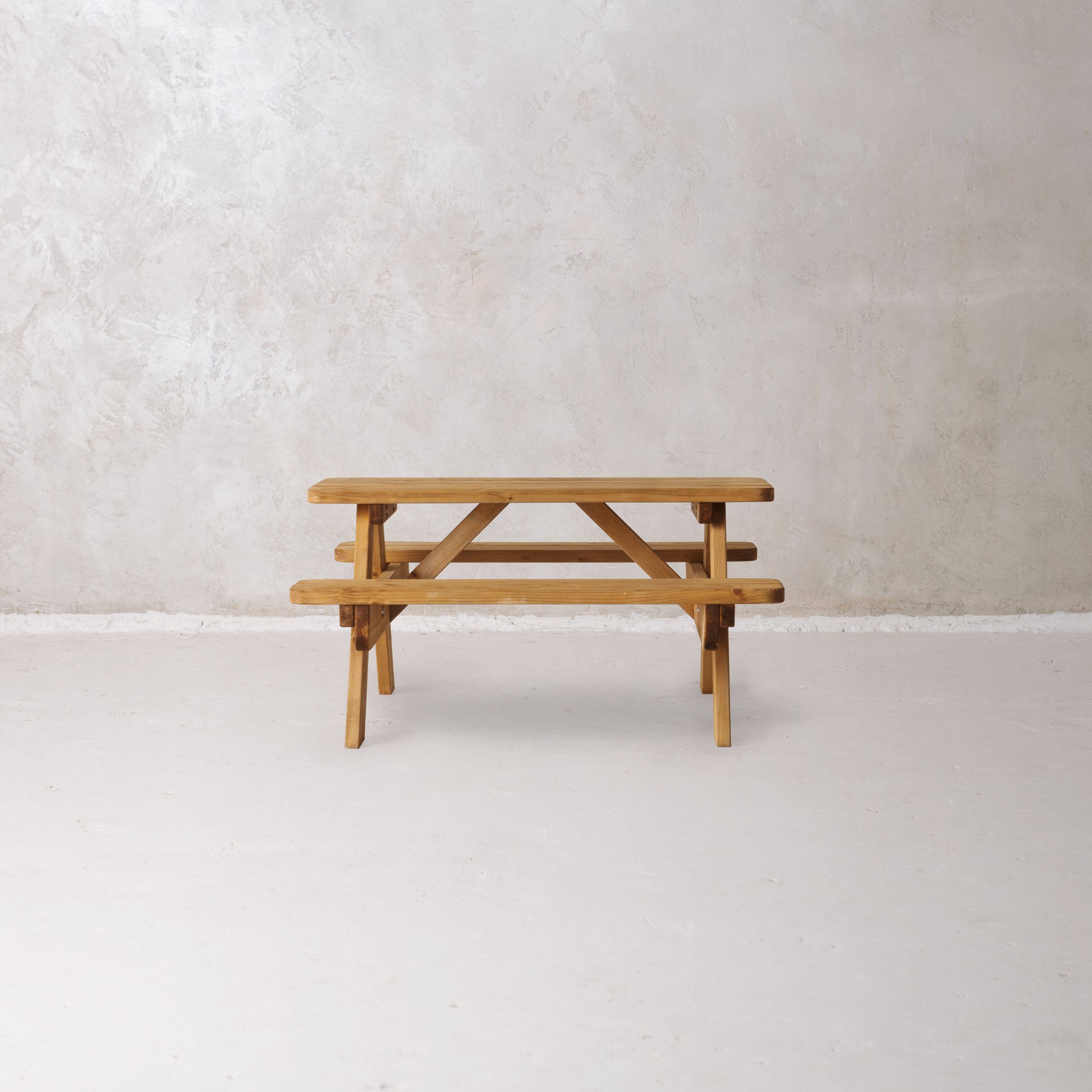 AMATA - Wholesale Patio Table - Brown Classic Design Children's Picnic Table Mini2