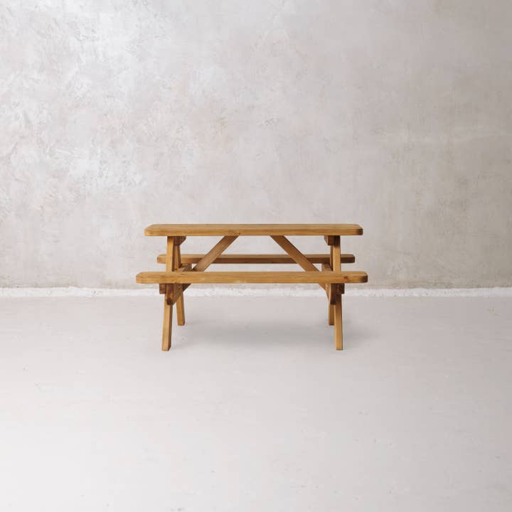 AMATA - Wholesale Patio Table - Brown Classic Design Children's Picnic Table Mini2