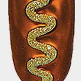 Ornement de Noël en verre soufflé à la bouche avec vernis à la maïs pour chien pour la vente par Pinnacle Peak Trading