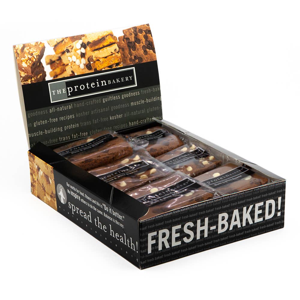 The Protein Bakery - Wholesale Brownie - Black & White Protein Brownie 3