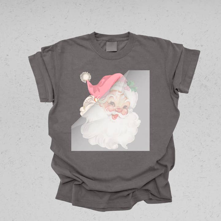 DTF Office - Wholesale Sublimation Transfer - Pink Hat Santa Claus DTF Transfer1