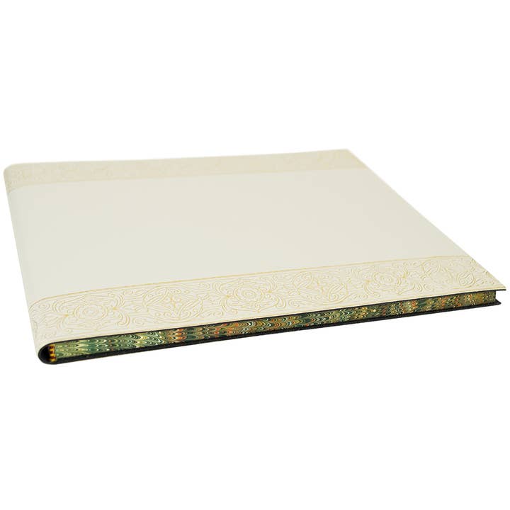 Leatherkind Angelus Extra Groot gastenboek voor wholesale door Creatico