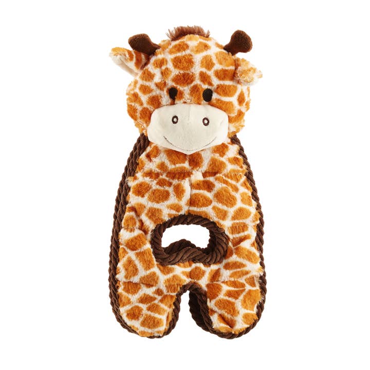 Pet Palette Distribution - Wholesale Pet Plush Toy - Dog - Outward Hound Cuddle Tugs Giraffe Plush Dog Toy