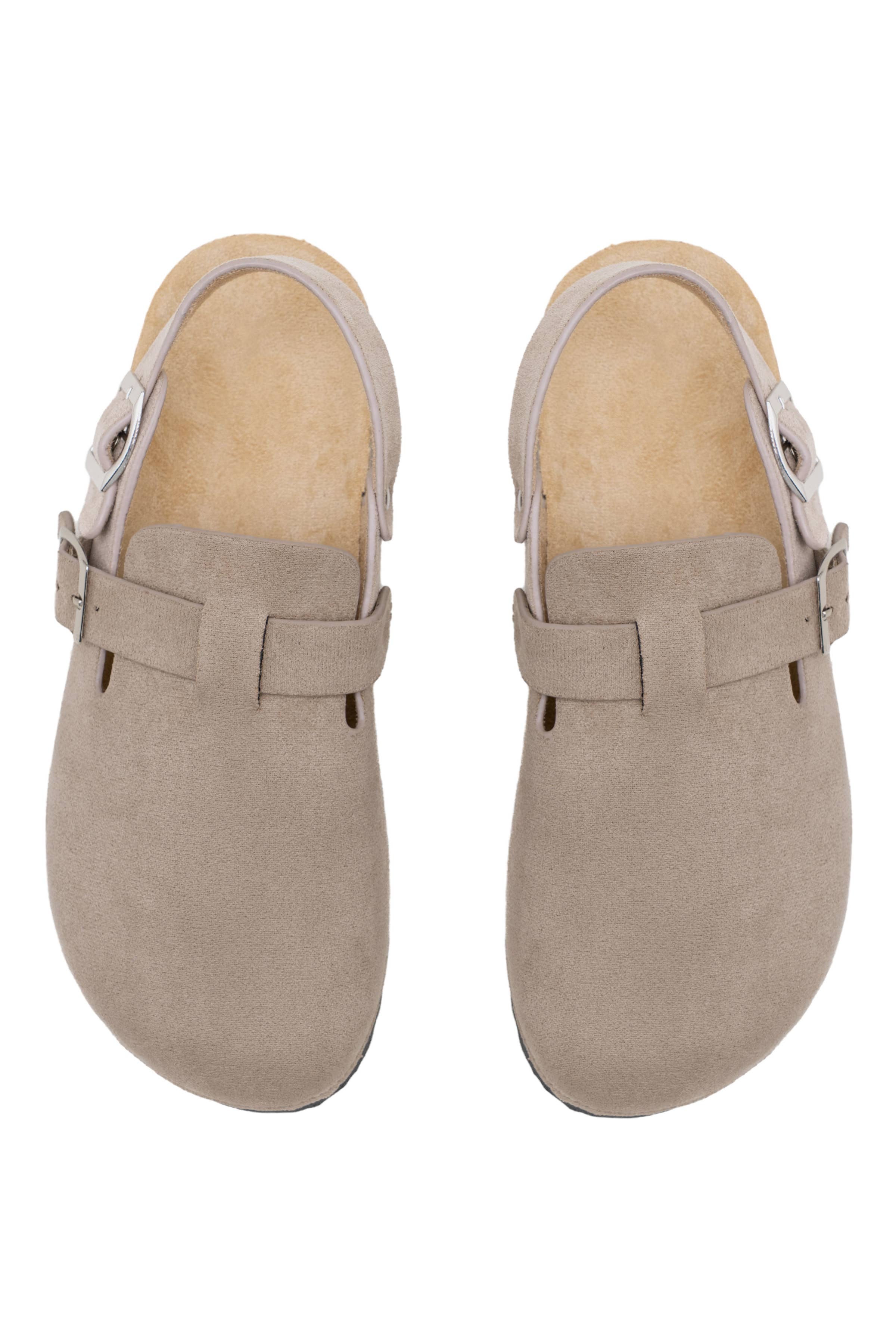 C'M PARIS - Wholesale Sandals - Women's - Back Strap Clog Sandal with Double Buckle 215710