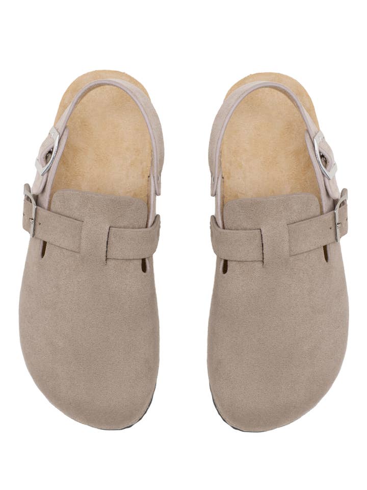 C'M PARIS - Wholesale Sandals - Women's - Back Strap Clog Sandal with Double Buckle 215710