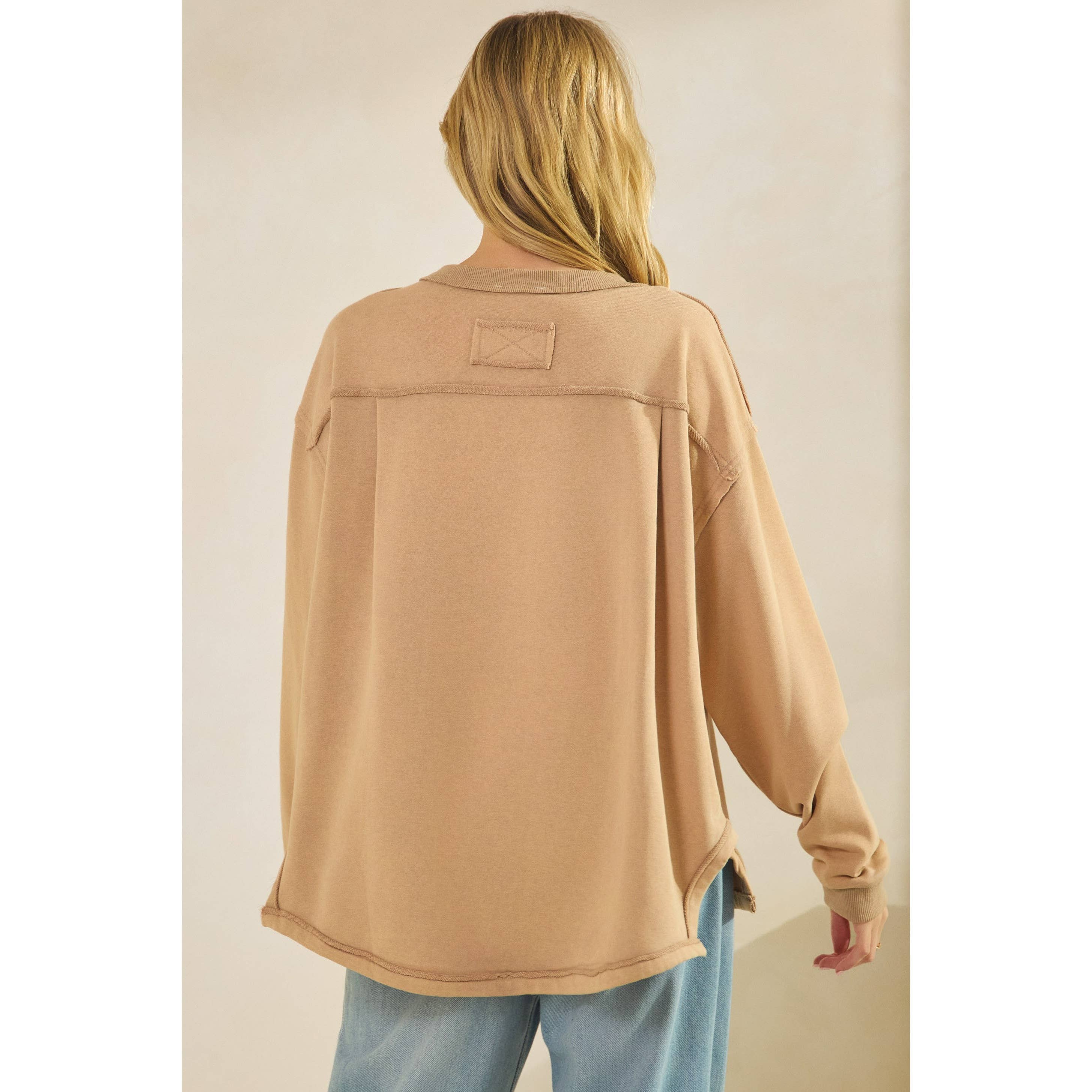 Sage + Fig - Wholesale Sweatshirt - Women's - WHIMSY BOW SWEATSHIRT (ST7972)18