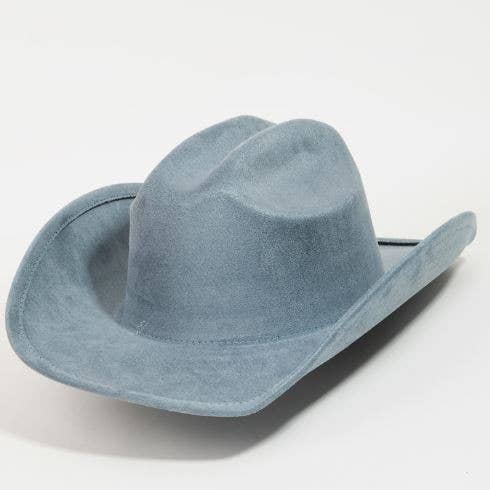 Love and Thyme - Wholesale Cowboy Hat - Women's - Best Seller! Vegan Suede Solid Color Western Cowboy Hat