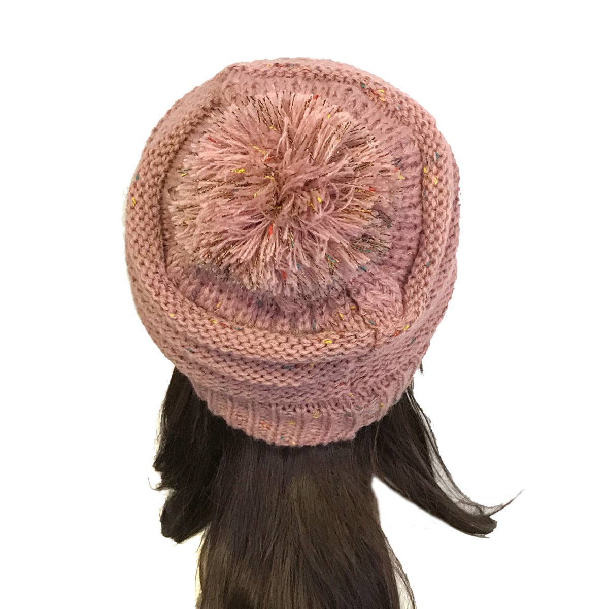 Wrapables.com - Wholesale Beanie - Women's - Wrapables Warm Knit Confetti Beanie with Pom Pom3