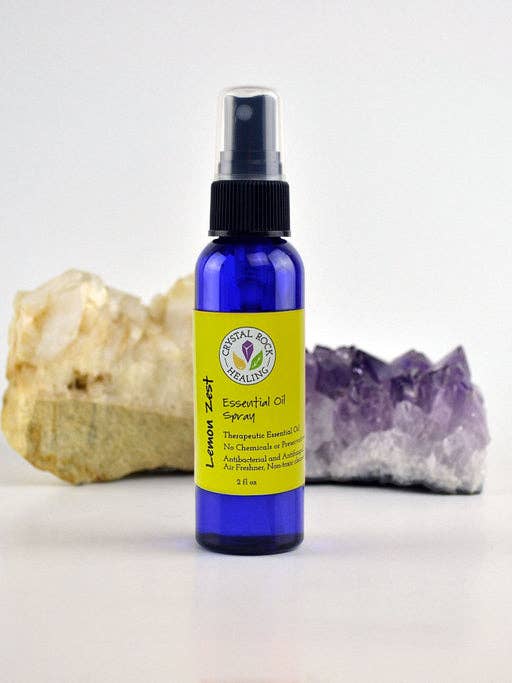 Spray au zeste de citron 2 oz pour la vente par Crystal Rock Healing, LLC