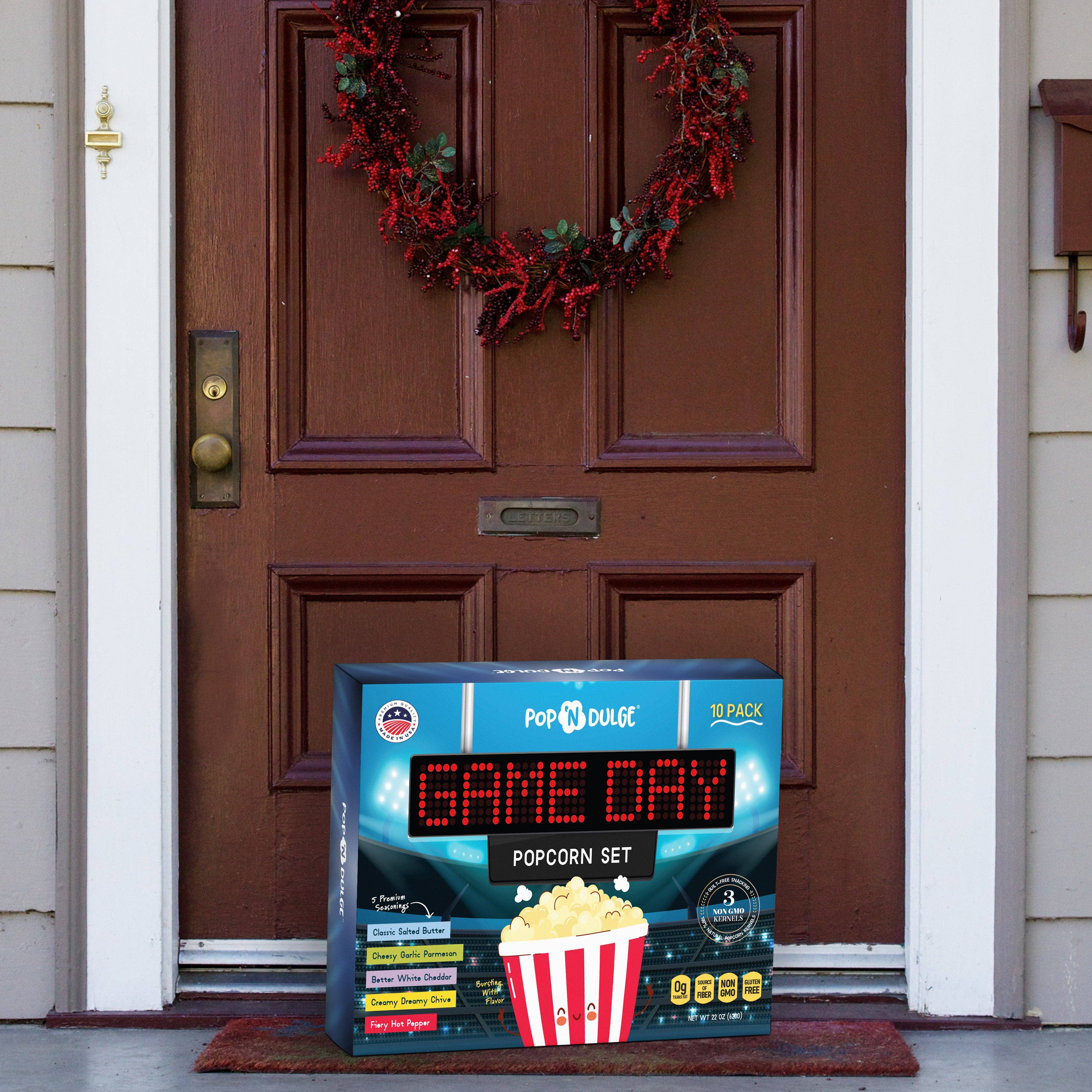 Pop 'N Dulge - Wholesale Popcorn - Game Day Gourmet Popcorn Gift Set4