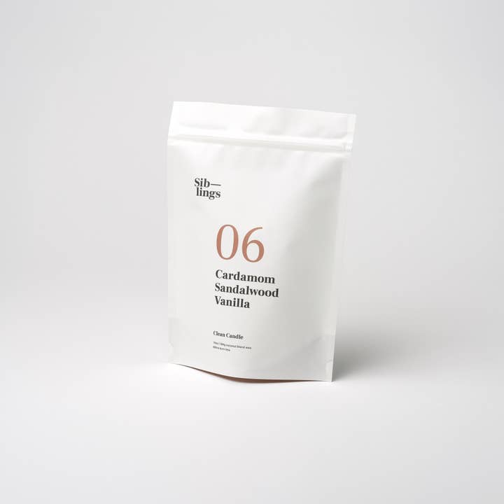 Siblings - Wholesale Jar/Filled Candle - No 06 — Cardamom, Sandalwood, Vanilla, 10 oz1