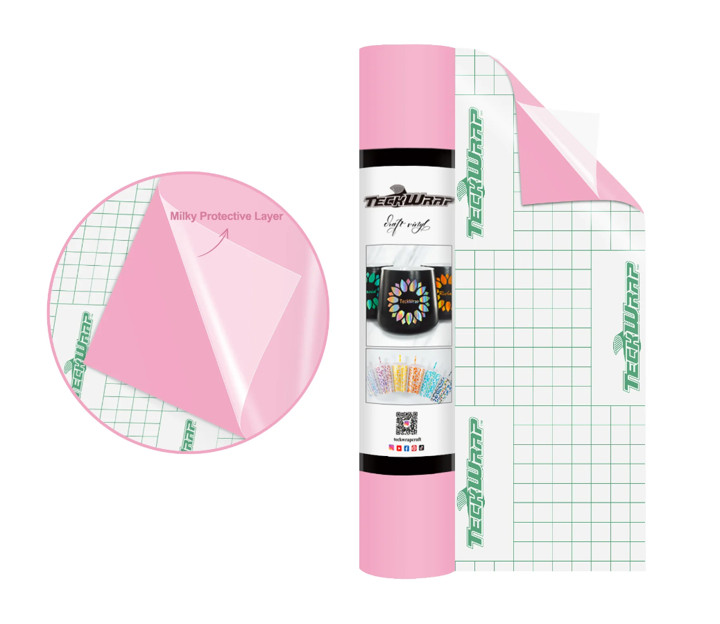 SKS Design Studio - Wholesale Craft Supplies - Teckwrap 001M Series Matte Craft Vinyl 12" x 5' roll12