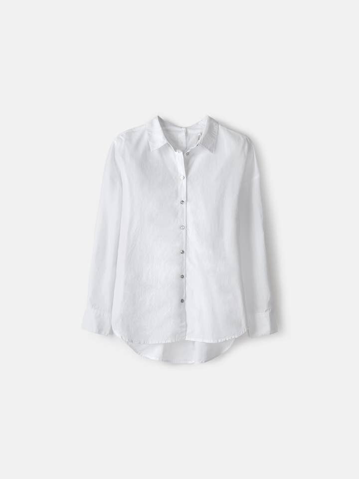 Lanidor - Wholesale Shirt - Women's - Plain Shirt With Buttoned Detail On The Back (416602-8)