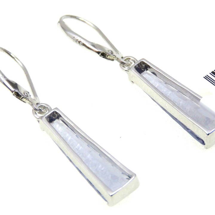 Twan Kee Jewelry - Venta al por mayor Pendientes colgantes - Pendientes de plata con estallido estelar de Helenita clásica del Monte Santa Helena4