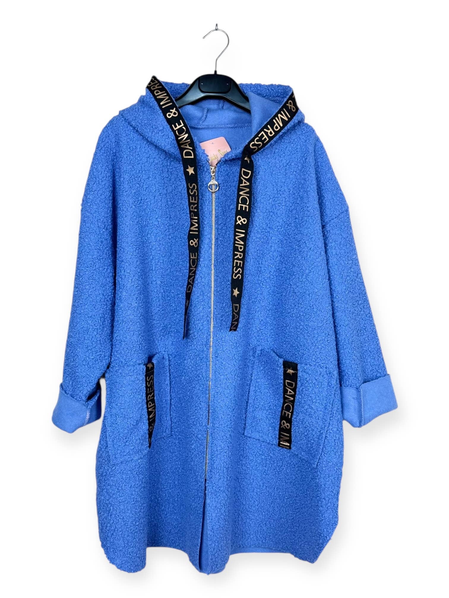 Lucky Nana - Wholesale Coat - Women's - AH 22173 - Boucle Fabric Coat14