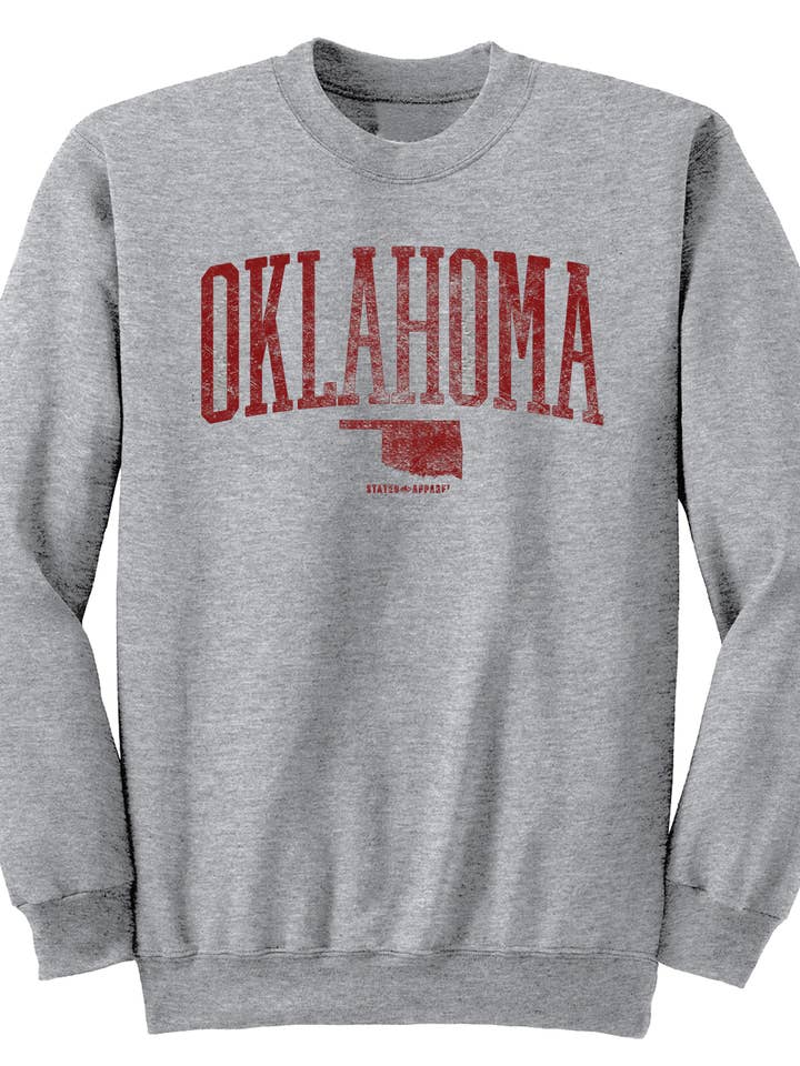 Oklahoma Tall Arch Sweatshirt for wholesale by Stated Brands