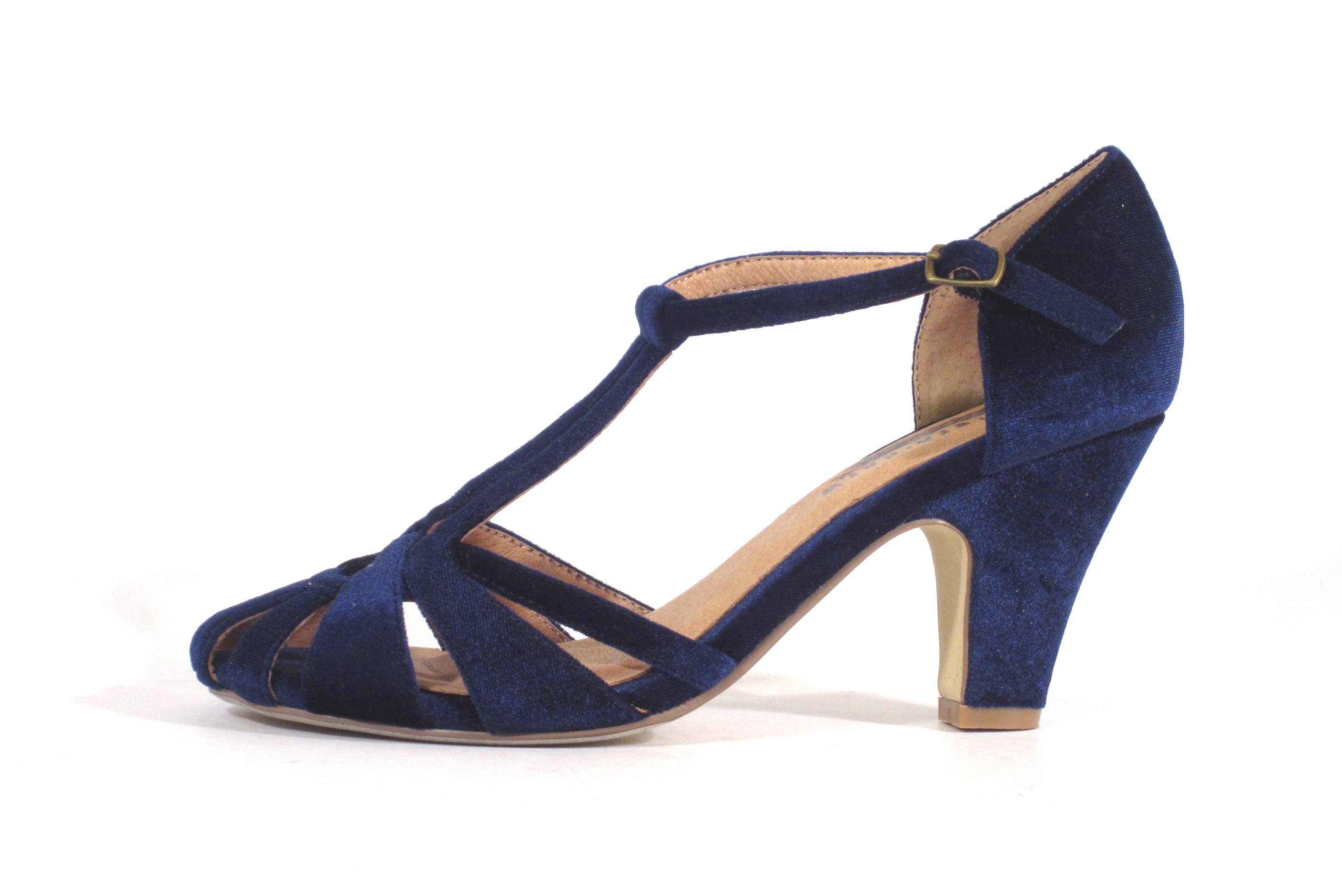 Chelsea Crew - Wholesale High Heels - Women's - Sergi Velvet Caged High Heel Holiday Sandals9