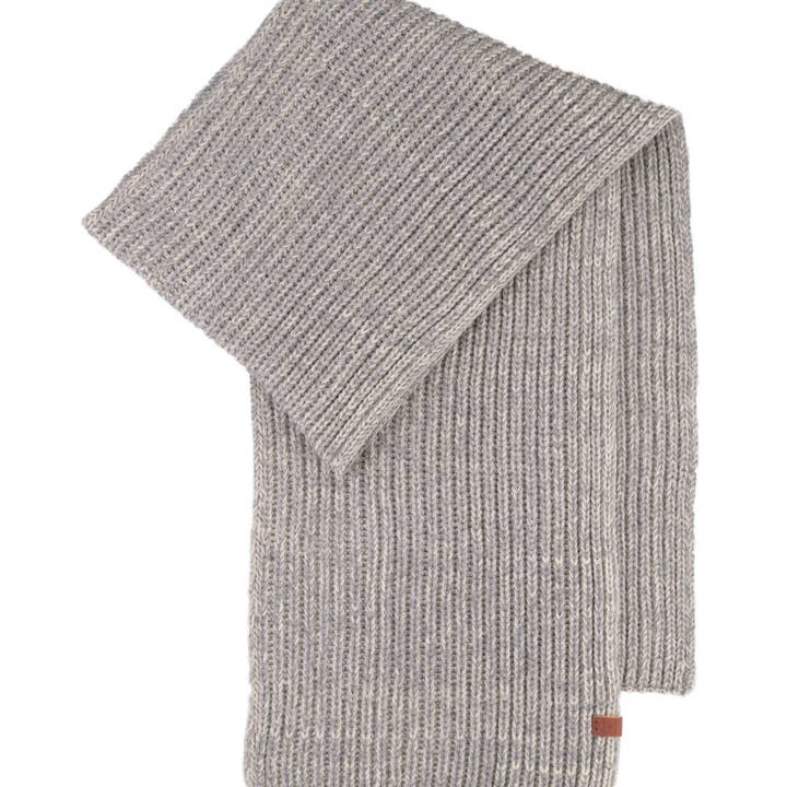 1003-02-10 SJAAL GRIJS TWIST voor wholesale door BICKLEY + MITCHELL AMSTERDAM