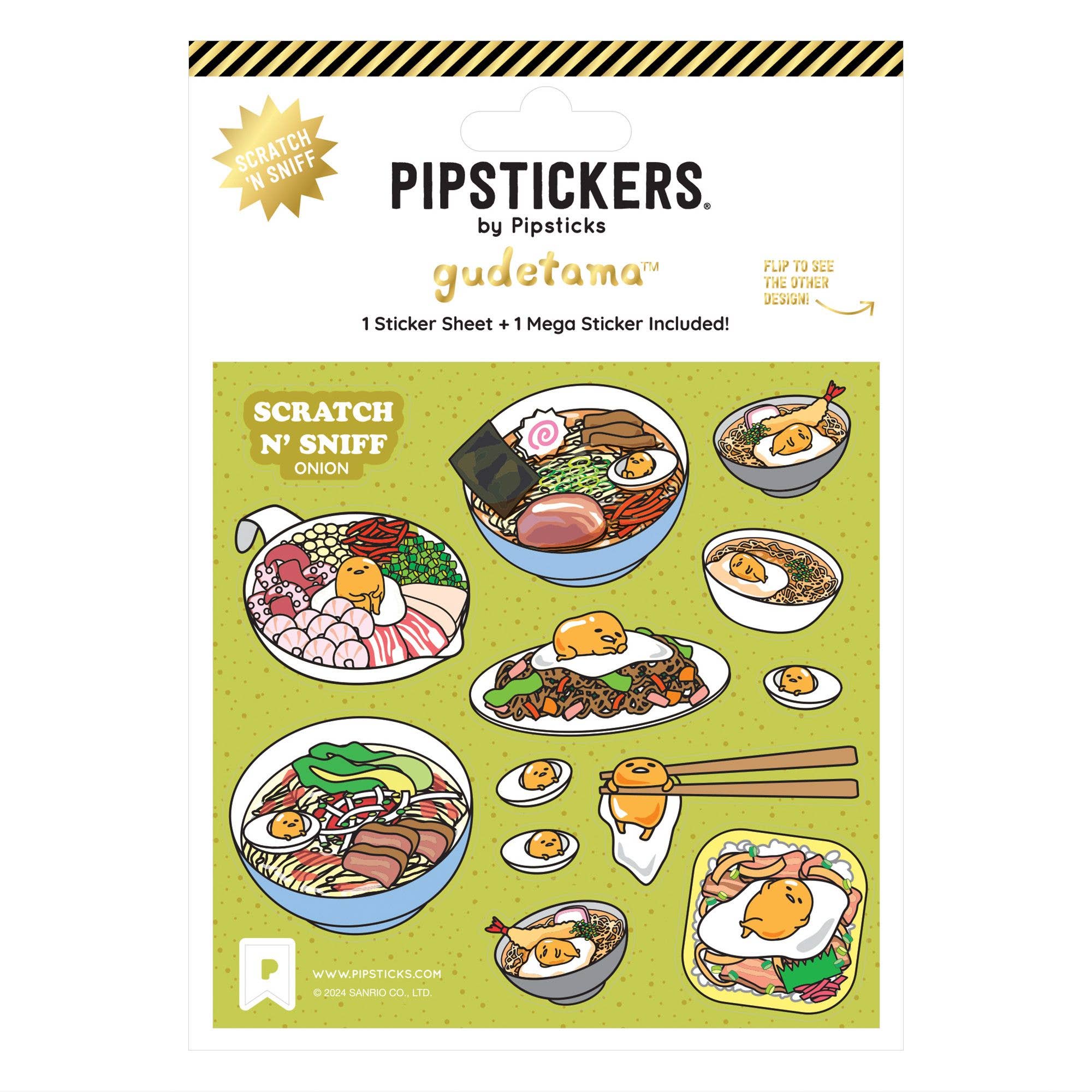 Pipsticks – wholesale Klistermärke – Gudetama Ramen Adventure Scratch 'n Sniff (2ct)0