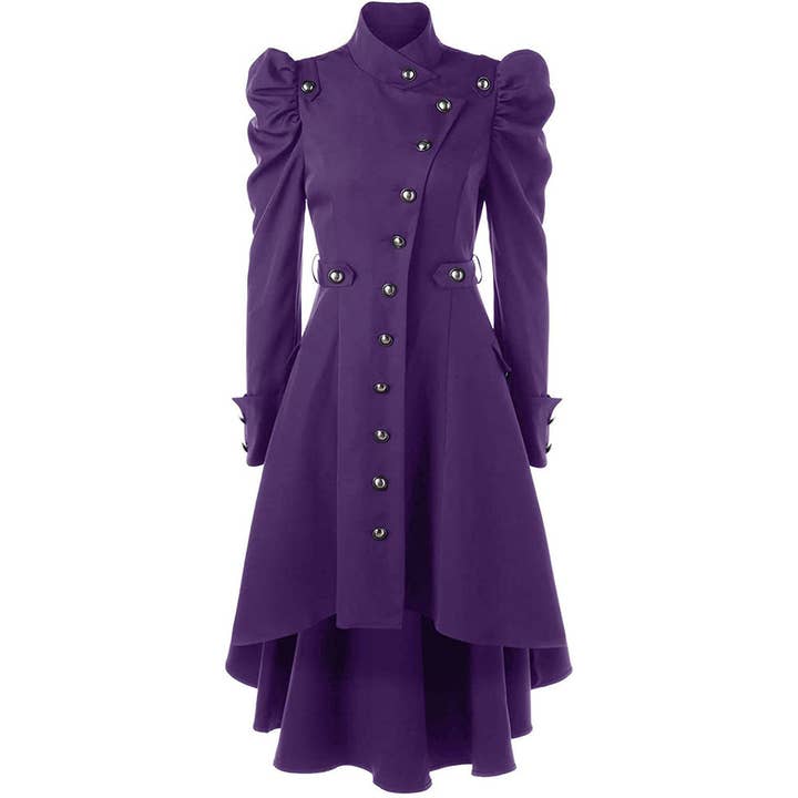 SALINA TRADING INC - Wholesale Coat - Women's - Victorian Style Mid-Length Women's Coat in Various Colors3