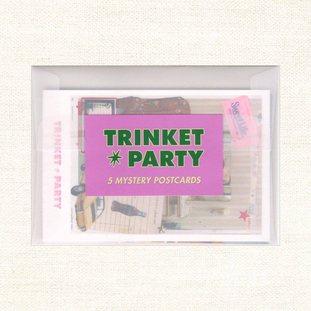 Trinket Party - Wholesale Postcard Set - Mystery Postcards Set1
