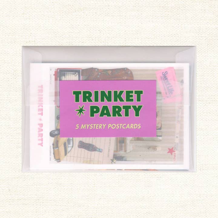 Trinket Party - Wholesale Postcard Set - Mystery Postcards Set1