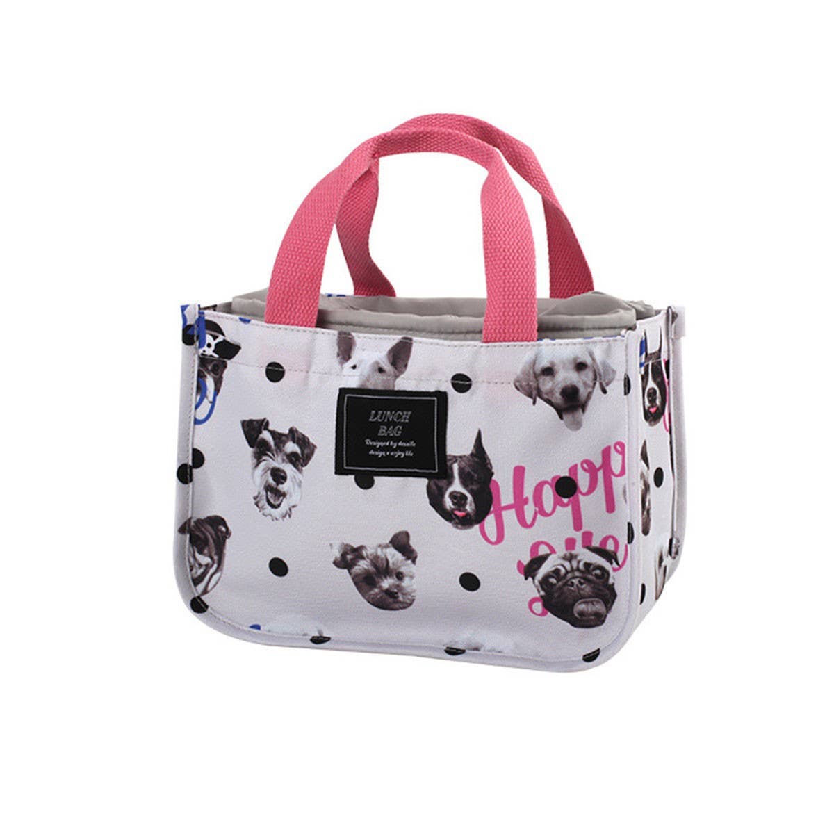 ACCITY - Wholesale Lunch Bag/Box - CASUAL PICNIC INSULATED DOUBLE LAYER BENTO BAG_CWAB182411