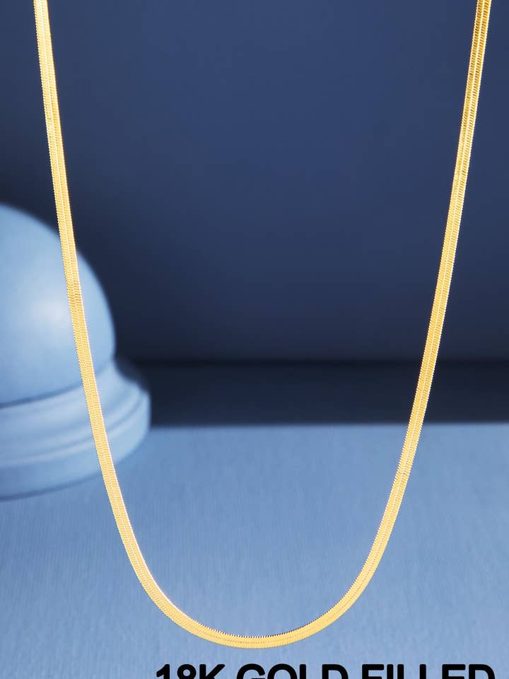 18K Gold Filled Snake Necklace  for wholesale by Urbanista