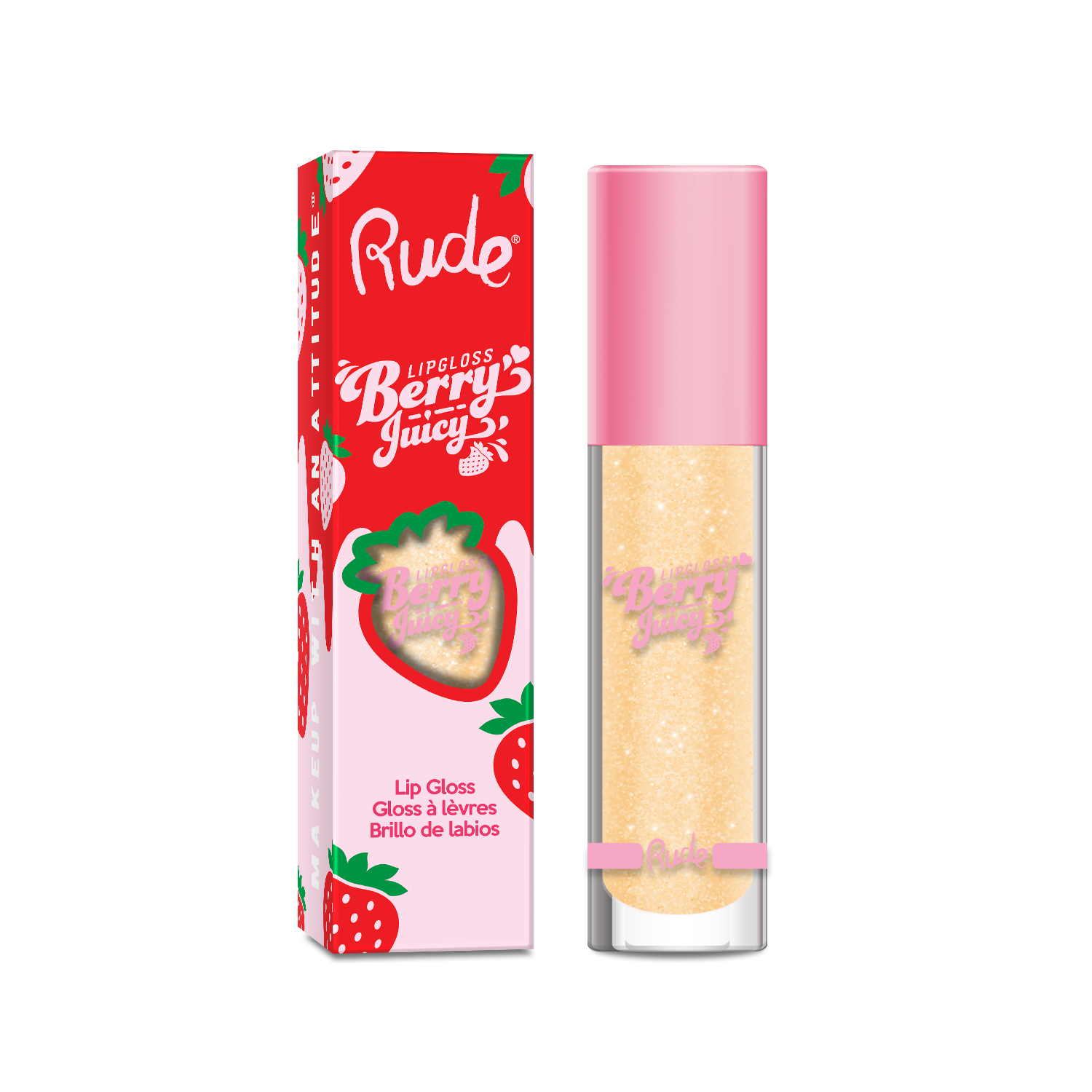 Rude Cosmetics - Wholesale Lip-gloss - Berry Juicy Lip Gloss9