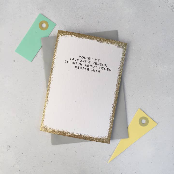 My Favourite Person Card for wholesale by Always Sparkle