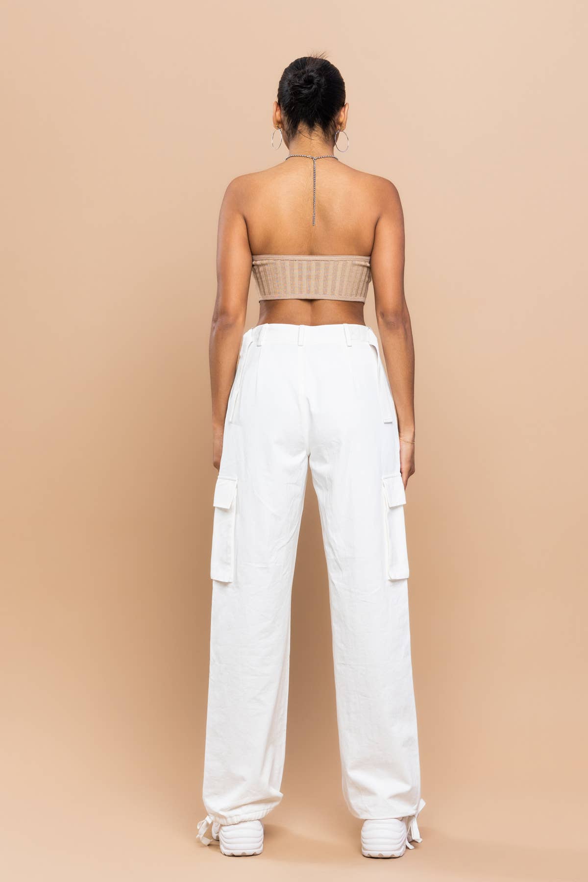 No Vacancy - Wholesale Pants - Women's - Soft twill 2ways cargo pants new color6