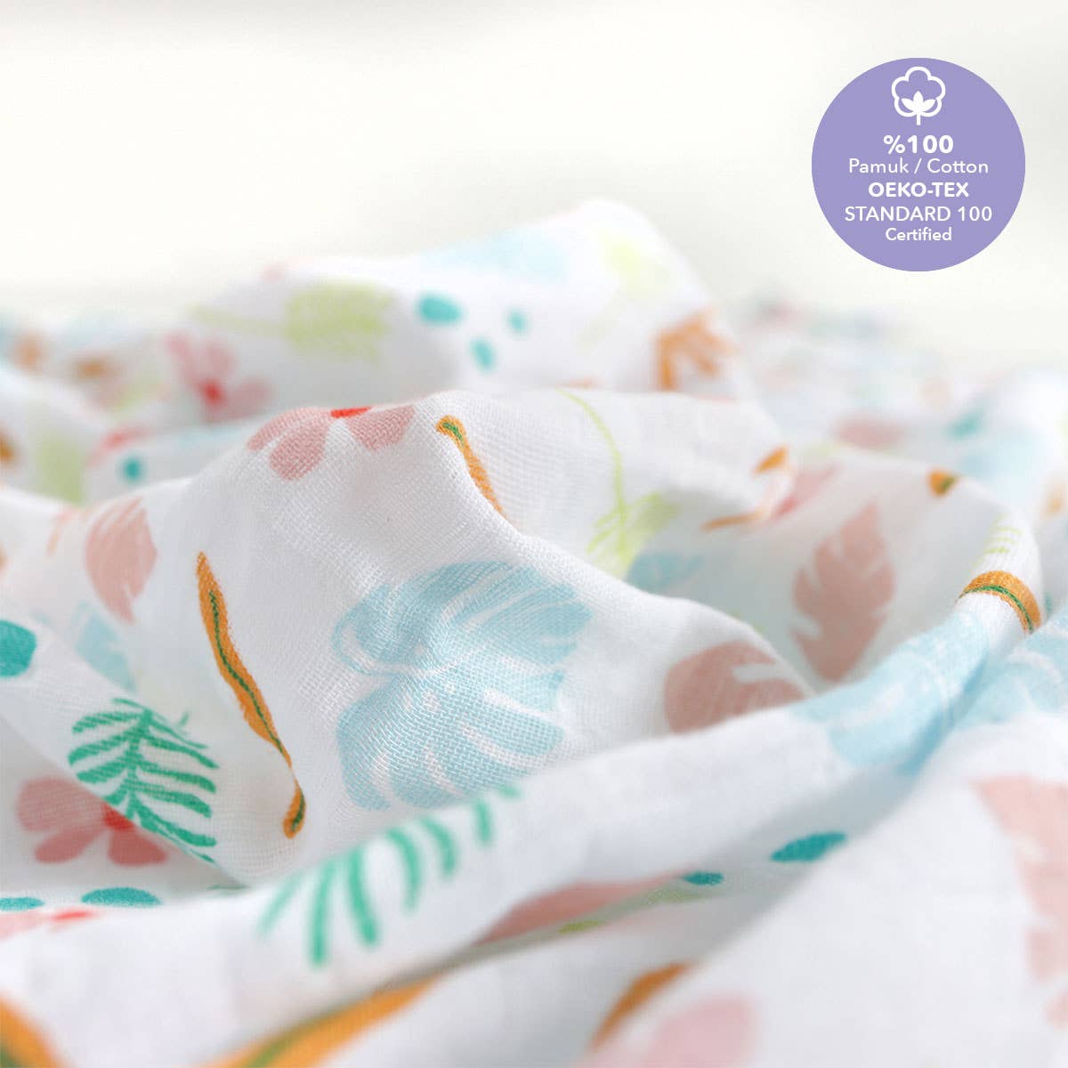 Biggbrands - Wholesale Changing Mat/Pad - Baby - Milk&Moo Muslin Cloth 2-Piece Set Jungle Friends4