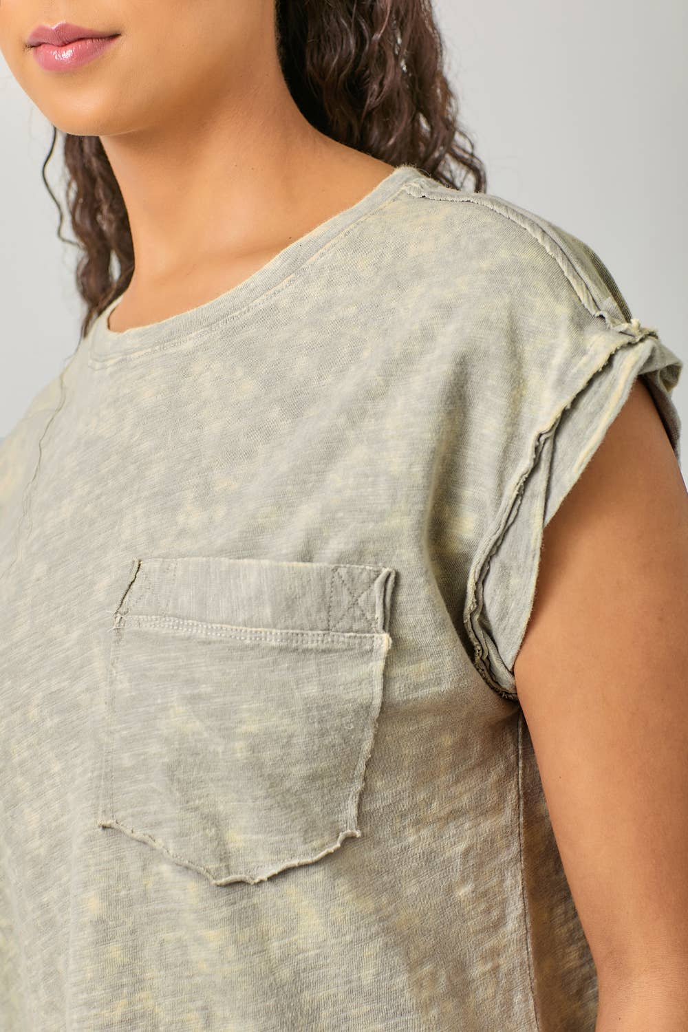 Mystree - Wholesale T-Shirt - Women's - 61119 Washed Slouchy Essential Tee5