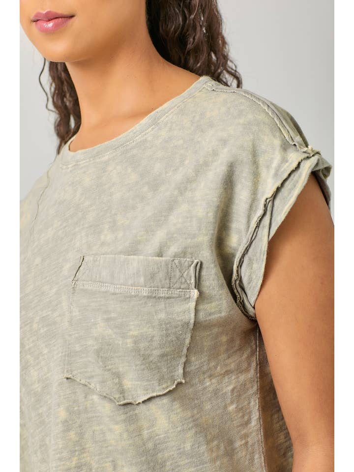 Mystree - Wholesale T-Shirt - Women's - 61119 Washed Slouchy Essential Tee5