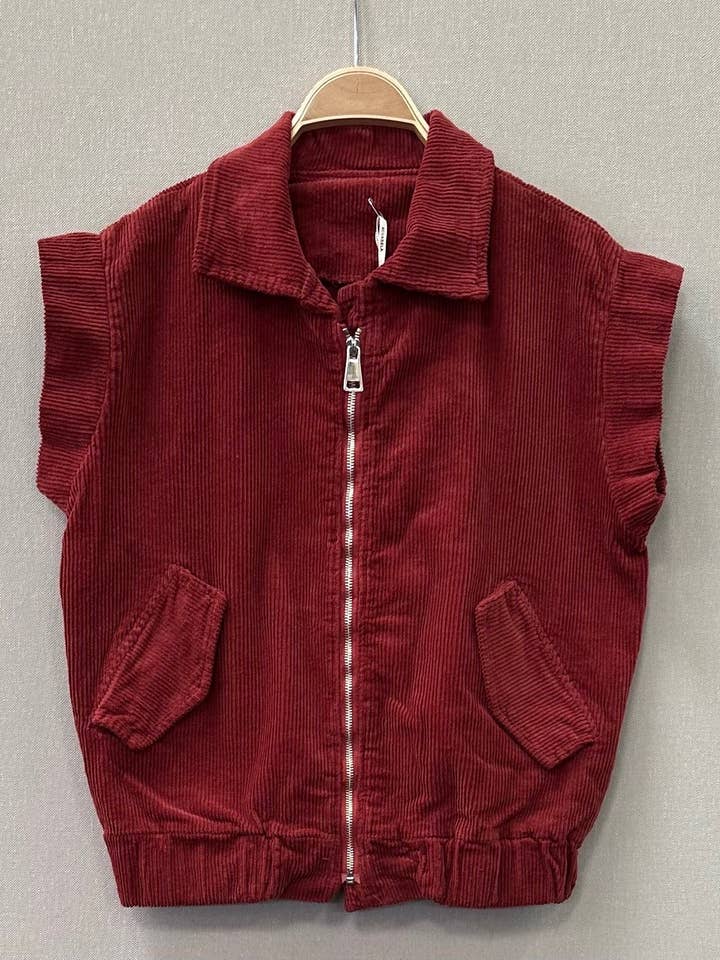 SWEET MAGIC MODA Y COMPLEMENTOS - Wholesale Outerwear Vest - Women's - CORDUROY VEST3