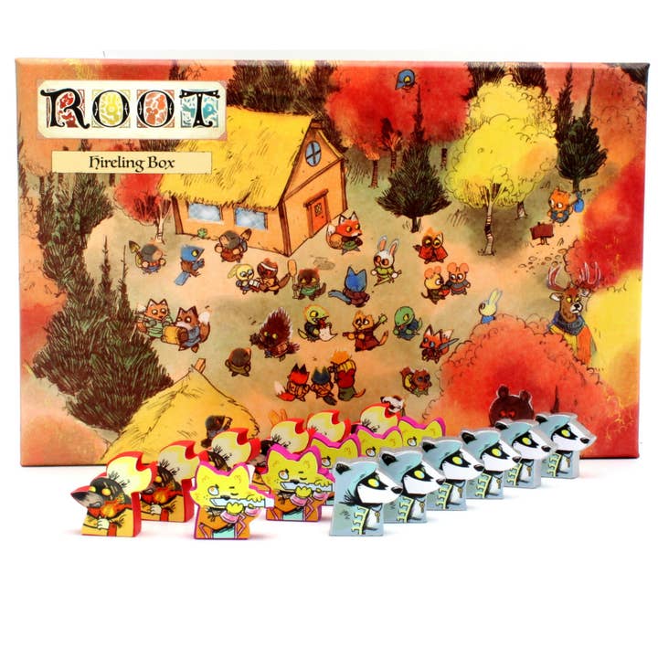 Meeple Stickers - Wholesale Board Game - Root Marauder Hirelings Sticker Set5