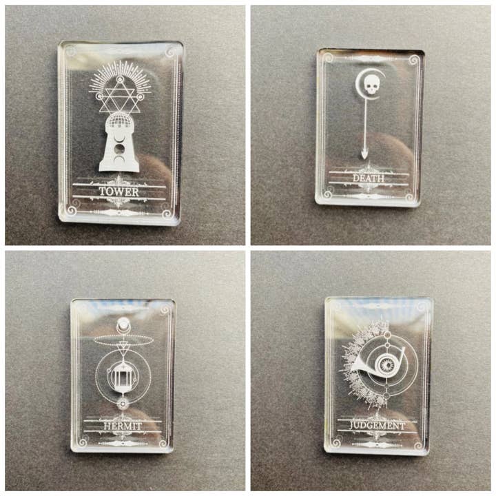 EllaRaeMouldsVinyls - Wholesale Craft Supplies - Mini Celestial Tarot Card Silicone Moulds6