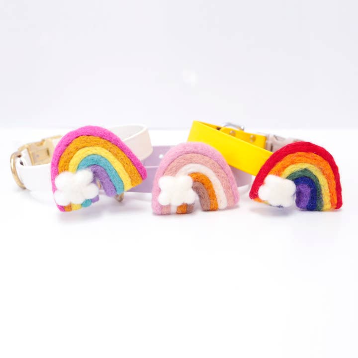 Mimi Green - Wholesale Pet Collar - Dog - Rainbow Dog Collar Accessory (4 Colors) - Pride
