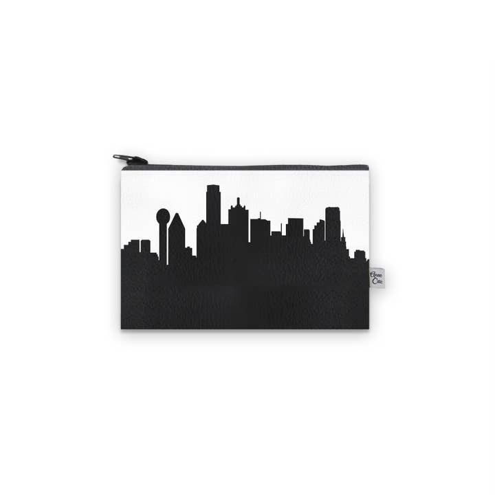 Dallas Texas Skyline Vegansk Læder Mini Tegnebog for engroshandel hos Anne Cate