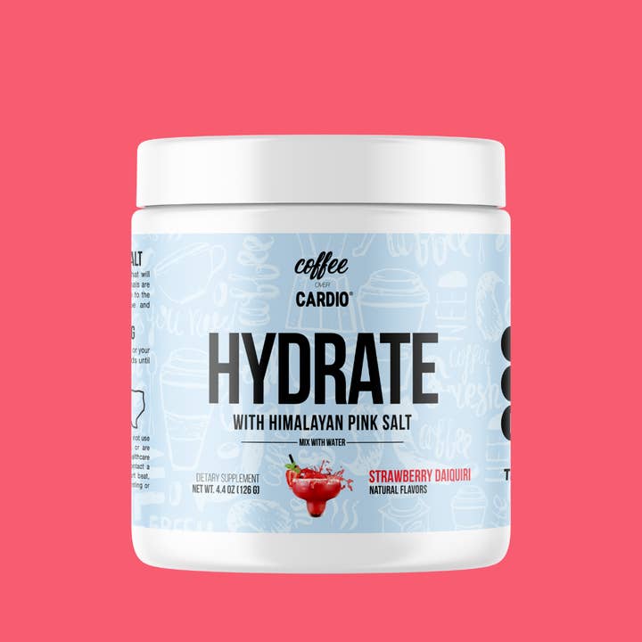 Coffee Over Cardio® - Wholesale Powdered Health Drink - Hydrate Strawberry Daiquiri Electrolyte Powder Drink Mix