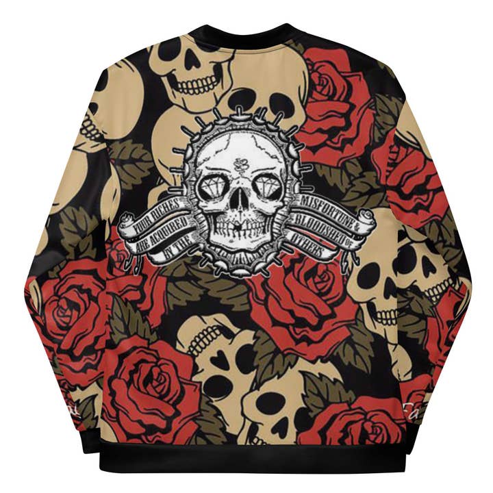 The Closet Junkies – wholesale Bomber jacket – Women’s – Inglorious Bastard Satin Jacket